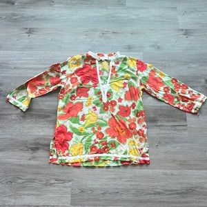 Jones New York Hawaiian Shirt